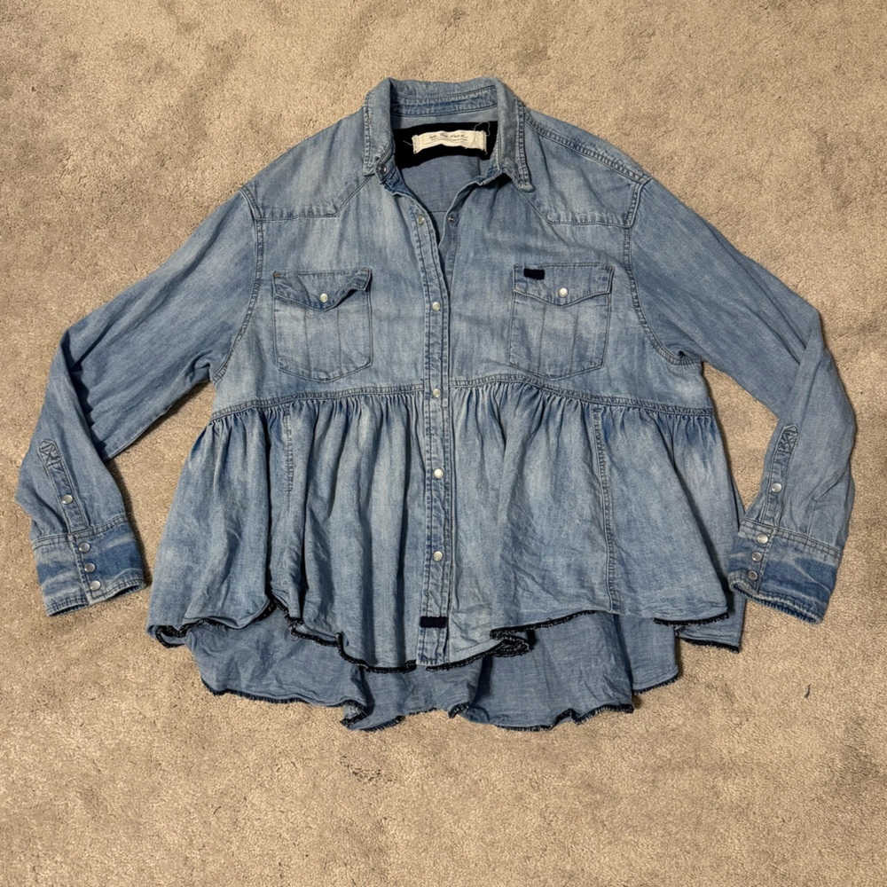 We The Free Denim Top